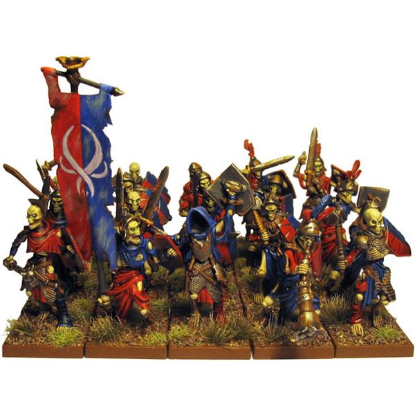 Mantic Kings of War  Undead Undead Skeleton Regiment - MGKWU21-1 - 5060208860771