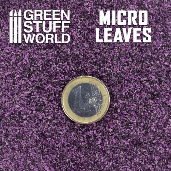 Green Stuff World   Lichen & Foliage Micro Leaves - Dark Violet Mix - 8435646501116ES - 8435646501116