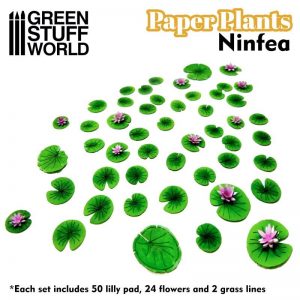 Green Stuff World   Plants & Flowers Paper Plants - Lilly Pads - 8436574508659ES - 8436574508659