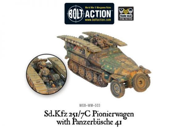 Warlord Games Bolt Action  Germany (BA) Sd.Kfz 251/7C Pionierwagen Panzerbuchse 41 - WGB-WM-503 - 5060200849002