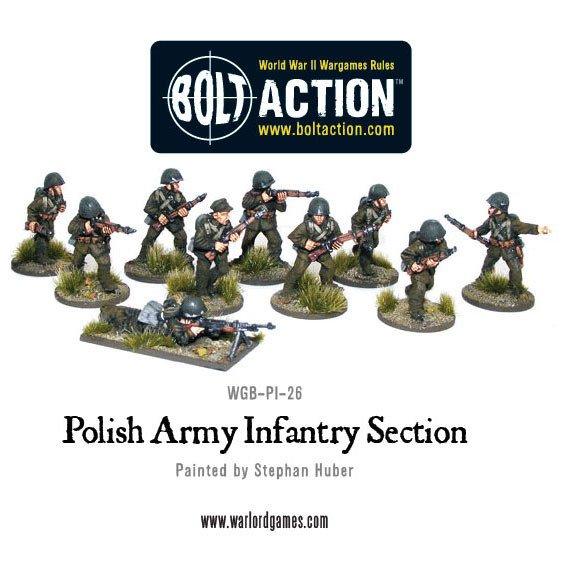 Warlord Games Bolt Action  Poland (BA) Polish Army Infantry Section - WGB-PI-26 - 5060200849620
