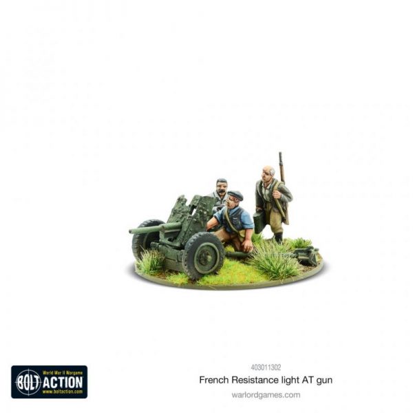 Warlord Games Bolt Action  France (BA) French Resistance Light Anti Tank Gun - 403011302 - 5060572509313