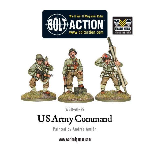Warlord Games Bolt Action  United States of America (BA) US Army Command - WGB-AI-29 - 5060200844823