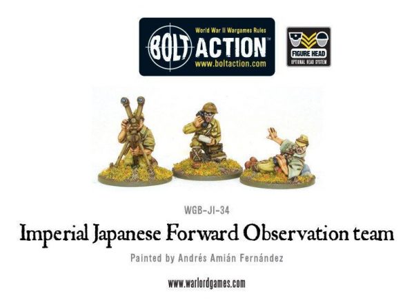 Warlord Games Bolt Action  Japan (BA) Imperial Japanese FOO team - WGB-JI-34 - 5060200845486