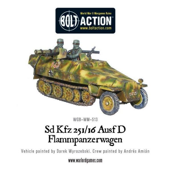Warlord Games Bolt Action  Germany (BA) Sd.Kfz 251/16 Ausf D Flammenpanzerwagen - WGB-WM-513 - 5060393702092