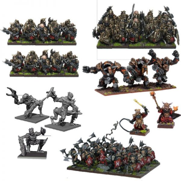 Mantic Kings of War  Abyssal Dwarves Abyssal Dwarf Mega Army (2020) - MGKWK113 - 5060469665191
