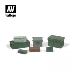 Vallejo   Vallejo Scenics Vallejo Scenics - 1:35 Universal Metal Cases - VALSC223 - 8429551984935