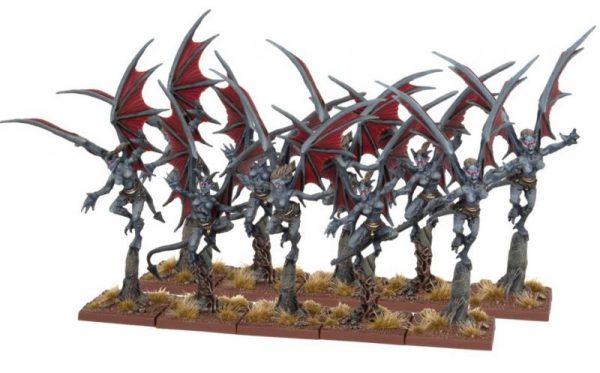 Mantic Kings of War  Abyssal Dwarves Gargoyle Troop - MGKWK24-1 - 5060208865400