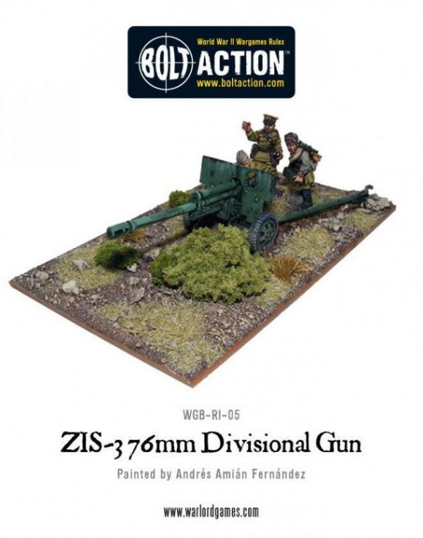 Warlord Games Bolt Action  Soviet Union (BA) Soviet ZIS-3 76mm Divisional Gun - WGB-RI-23 - 5060200842621