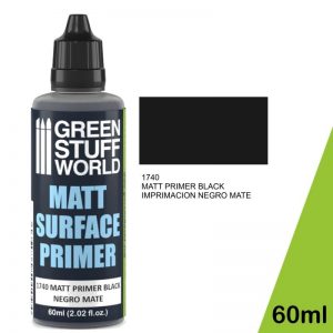 Green Stuff World   Surface Primers Matt Surface Primer 60ml - Black - 8436574500998ES - 8436574500998