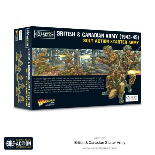 Warlord Games Bolt Action  Great Britain (BA) British & Canadian Army (1943-45) Starter Army - 402011021 - 5060572507173