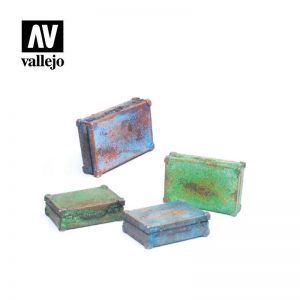 Vallejo   Vallejo Scenics Vallejo Scenics - 1:35 Metal Suitcases - VALSC226 - 8429551984959