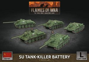Battlefront Flames of War  Soviet Union Soviet SU Tank-Killer Battery - SBX64 - 9420020251366