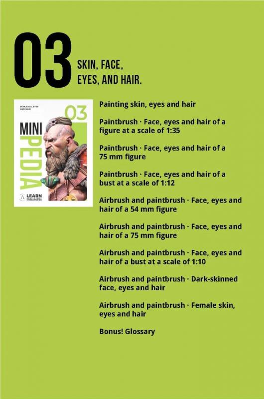 Scale75   Painting Guides Minipedia 03 - Skin, face, eyes and hair - MiniPed03 - 9788409277599