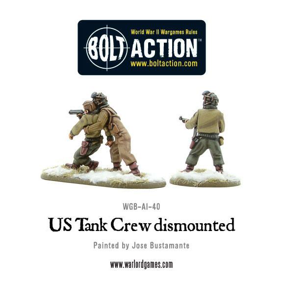 Warlord Games Bolt Action  United States of America (BA) US Tank Crew Dismounted - WGB-AI-41 - 5060393702948