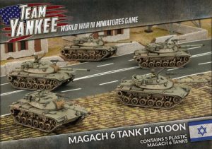 Battlefront Team Yankee  Middle East Magach 6 Tank Platoon - TIBX02 - 9420020246140