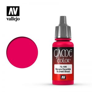 Vallejo   Game Colour Game Color: Scarlet Blood - VAL72106 - 8429551721066
