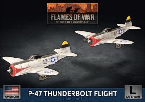Battlefront Flames of War  Aircraft US P-47 Thunderbolt Fight Flight (1:144) - UBX85 - 9420020246904