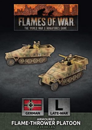 Battlefront Flames of War  Germany German Sd Kfz 251 Flamethrower Platoon - GBX156 - 9420020247239