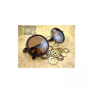 Green Stuff World   Costume & Cosplay Retro SteamPunk goggles - COOPER frame - 8436554360857ES - 8436554360857
