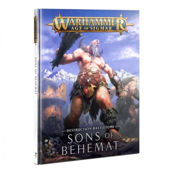 Games Workshop Age of Sigmar  Sons of Behemat Battletome: Sons of Behemat - 60030299004 - 9781788269797