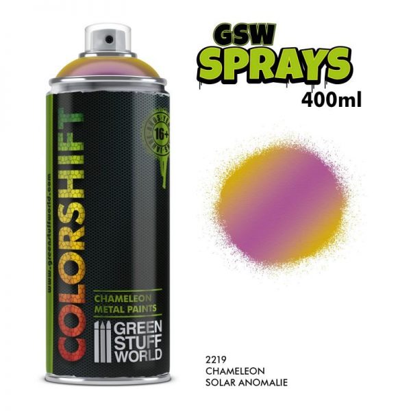 Green Stuff World   Spray Paint SPRAY Chameleon SOLAR ANOMALIE 400ml - 8436574505788ES - 8436574505788
