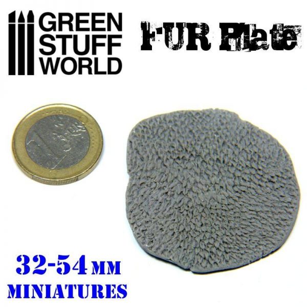 Green Stuff World   Texture Plates / Presses Texture Plate - Wolf Fur - 8436554368761ES - 8436554368761
