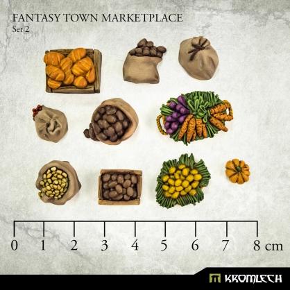 Kromlech   Kromlech Terrain Fantasy Town Marketplace 2 (10) - KRBK064 - 5908291070465