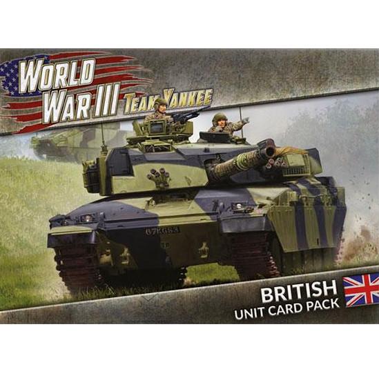 Battlefront Team Yankee  British WWIII: British Unit Card Pack - WW3-02U - 9420020249356