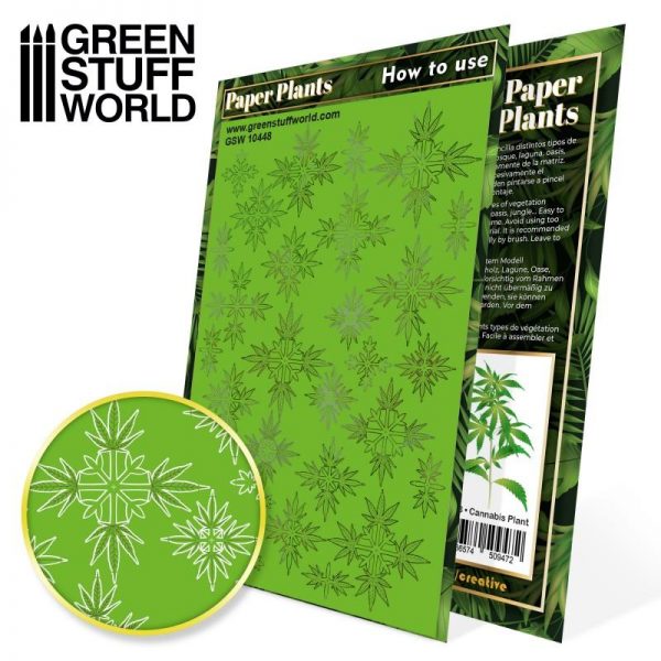 Green Stuff World   Plants & Flowers Paper Plants - Cannabis - 8436574509472ES - 8436574509472