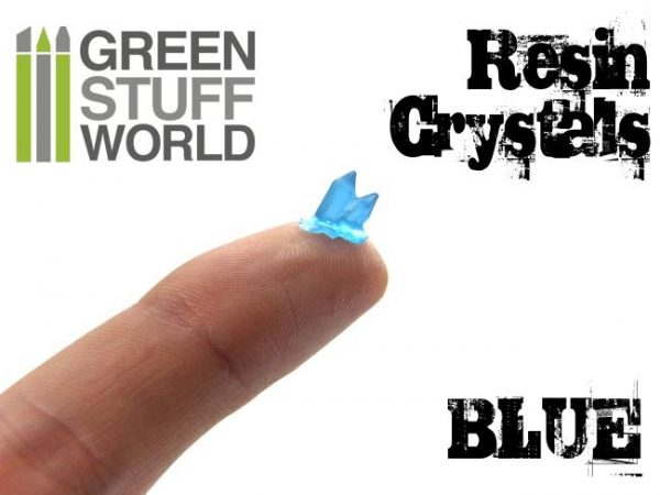 Green Stuff World   Green Stuff World Conversion Parts BLUE Resin Crystals (small) - 8436554362820ES - 8436554362820