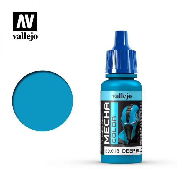 Vallejo   Mecha Colour Mecha Color 17ml - Deep Blue - VAL69018 - 8429551690188