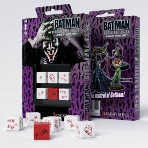 Q-Workshop   Q-Workshop Dice Batman Miniature Game - D6 Joker Dice Set (6) - ACC0032 - 8437013053709