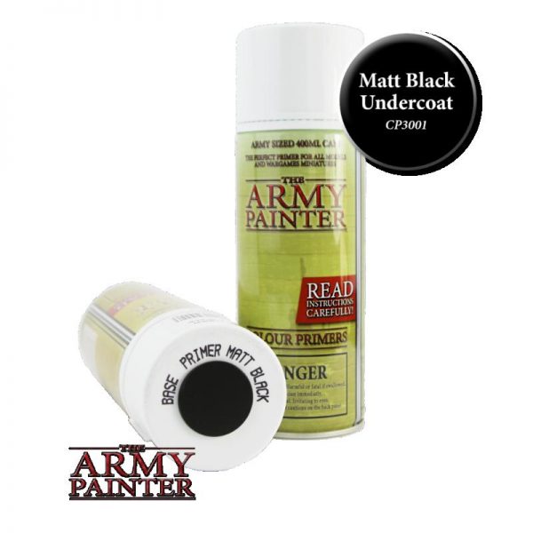 The Army Painter   Spray Paint AP Spray: Matt Black - APCP3001 - 5713799300118