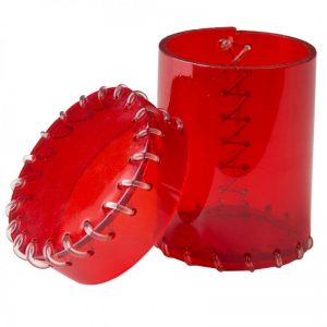 Q-Workshop   Q-Workshop Dice Age of Plastic Red Dice Cup (PVC) - CAOP143 - 5907699495634