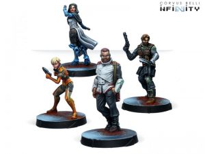 Corvus Belli Infinity  Infinity Essentials Agents of the Human Sphere RPG Characters Set - 280744-0810 - 2807440008102