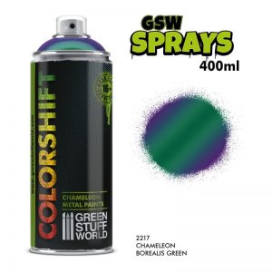 Green Stuff World   Spray Paint SPRAY Chameleon BOREALIS GREEN 400ml - 8436574505764ES - 4365745057648