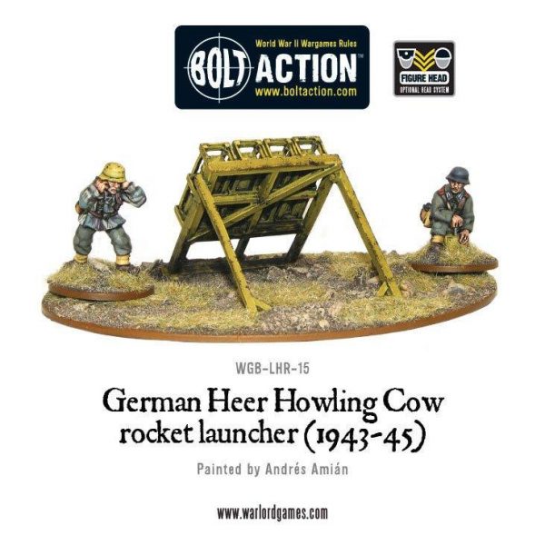 Warlord Games Bolt Action  Germany (BA) German Heer Howling Cow Rocket Launcher - WGB-LHR-15 - 5060200846216