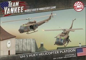 Battlefront Team Yankee  Americans UH-1 Huey Helicopter Platoon - TUBX07 - 9420020237070