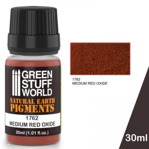 Green Stuff World   Powder Pigments Pigment MEDIUM RED OXIDE - 8436574501216ES - 8436574501216