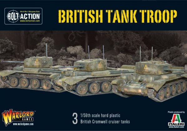 Warlord Games Bolt Action  Great Britain (BA) British Tank Troop (3x Cromwells) - WGB-START-16 - 5060393701101