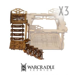 Warcradle Scenics   New Kyoto New Kyoto - Staircase Set - WSA720005 - 5060504868099