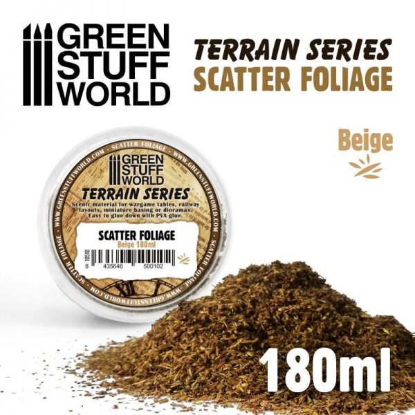 Green Stuff World   Lichen & Foliage Scatter Foliage - Beige - 180ml - 8435646500102ES - 8435646500102