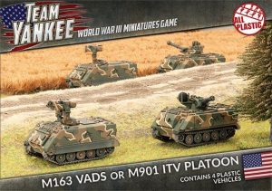 Battlefront Team Yankee  Americans M163 VADS or M901 ITV Platoon - TUBX02 - 9420020229723