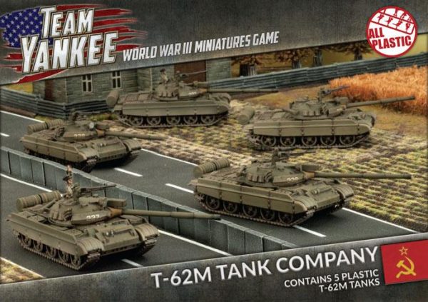 Battlefront Team Yankee  Soviets T-62M Tank Company - TSBX19 - 9420020246300