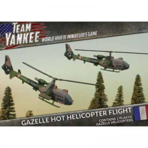 Battlefront Team Yankee  NATO Forces Gazelle HOT Helicopter Flight - TFBX08 - 9420020239456