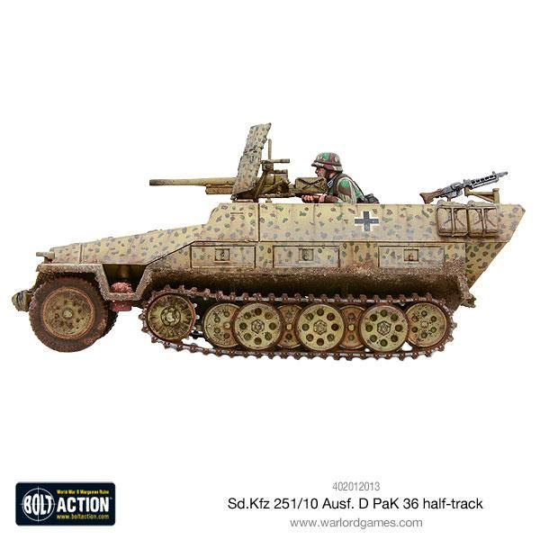Bolt Action  Germany (BA) German Sd.Kfz 251/10 Ausf D (37mm PAK) Halftrack - 402012013 - 5060393702269