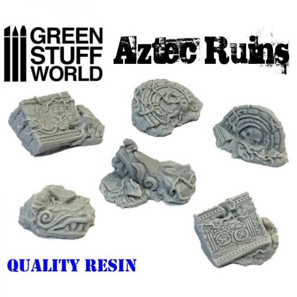 Green Stuff World   Green Stuff World Conversion Parts Aztec Ruins - 8436554364923ES - 8436554364923