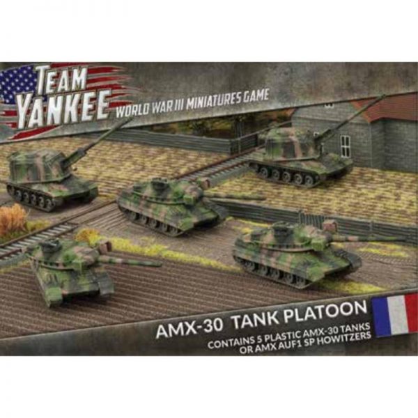 Battlefront Team Yankee  NATO Forces AMX-30 Tank Platoon - TFBX01 - 9420020239029