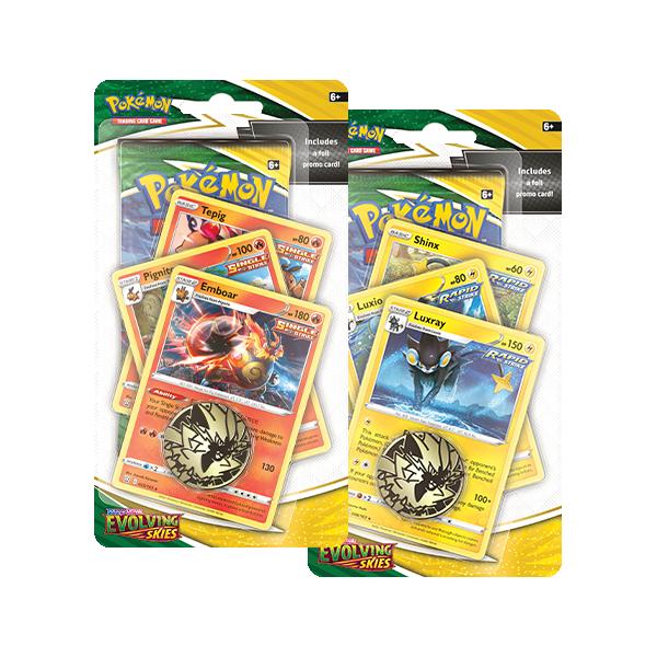 Pokemon Pokemon - Trading Card Game  Pokemon Pokemon TCG: Sword & Shield 7 Evolving Skies Premium Checklane Blister - POK80885 - 820650808852